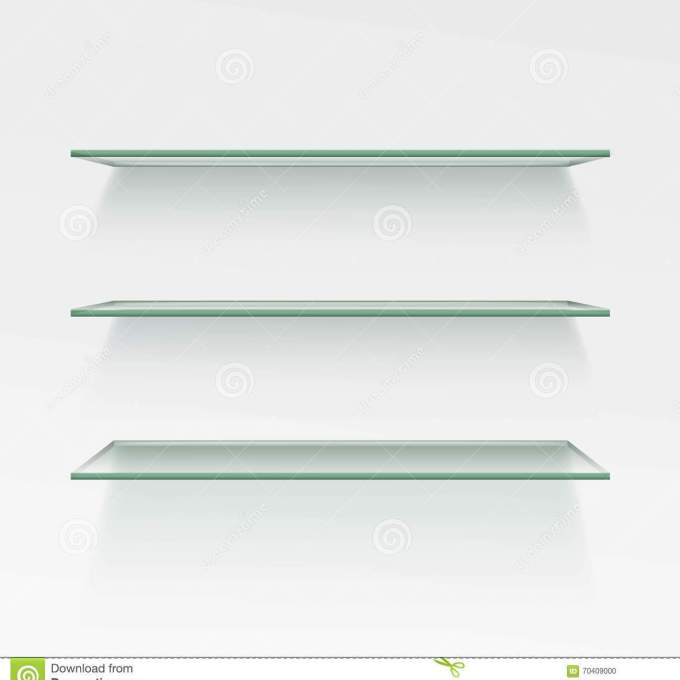 680x680 Vector Empty Wooden Shelf Isolated Background Stock Vector, Empty