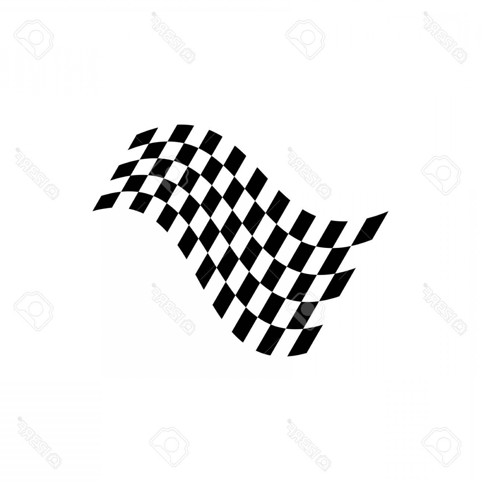 1560x1560 Photostock Vector Modern Race Flag Background Template