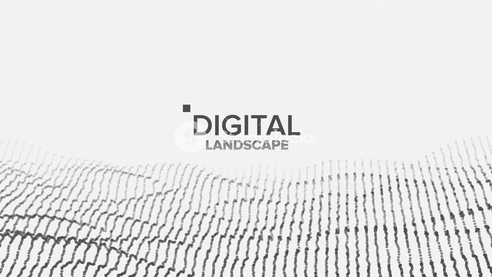 1000x563 Data Landscape Vector Energy Space Topography Code Array Design