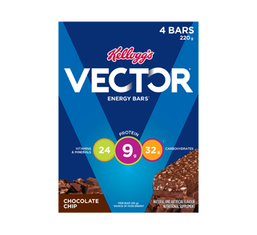 362x330 Vector Energy Bars Chocolate Chip, G Kellogg's Snack