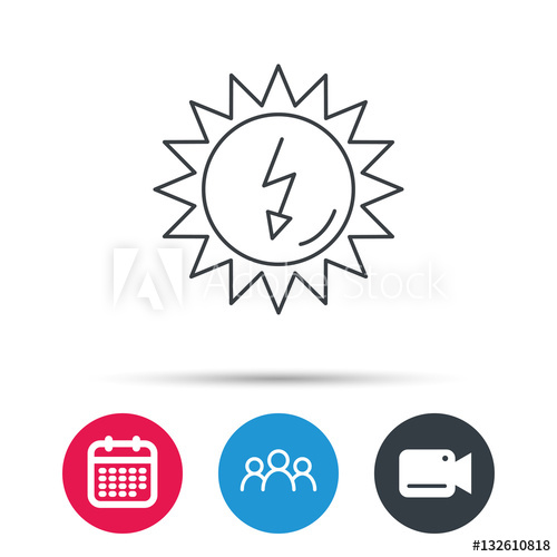 500x500 Solar Energy Icon Ecological Resources Sign Group Of People