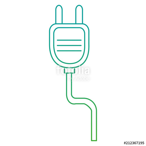500x500 Energy Plug Isolated Icon Vector Illustration Design Stock Image