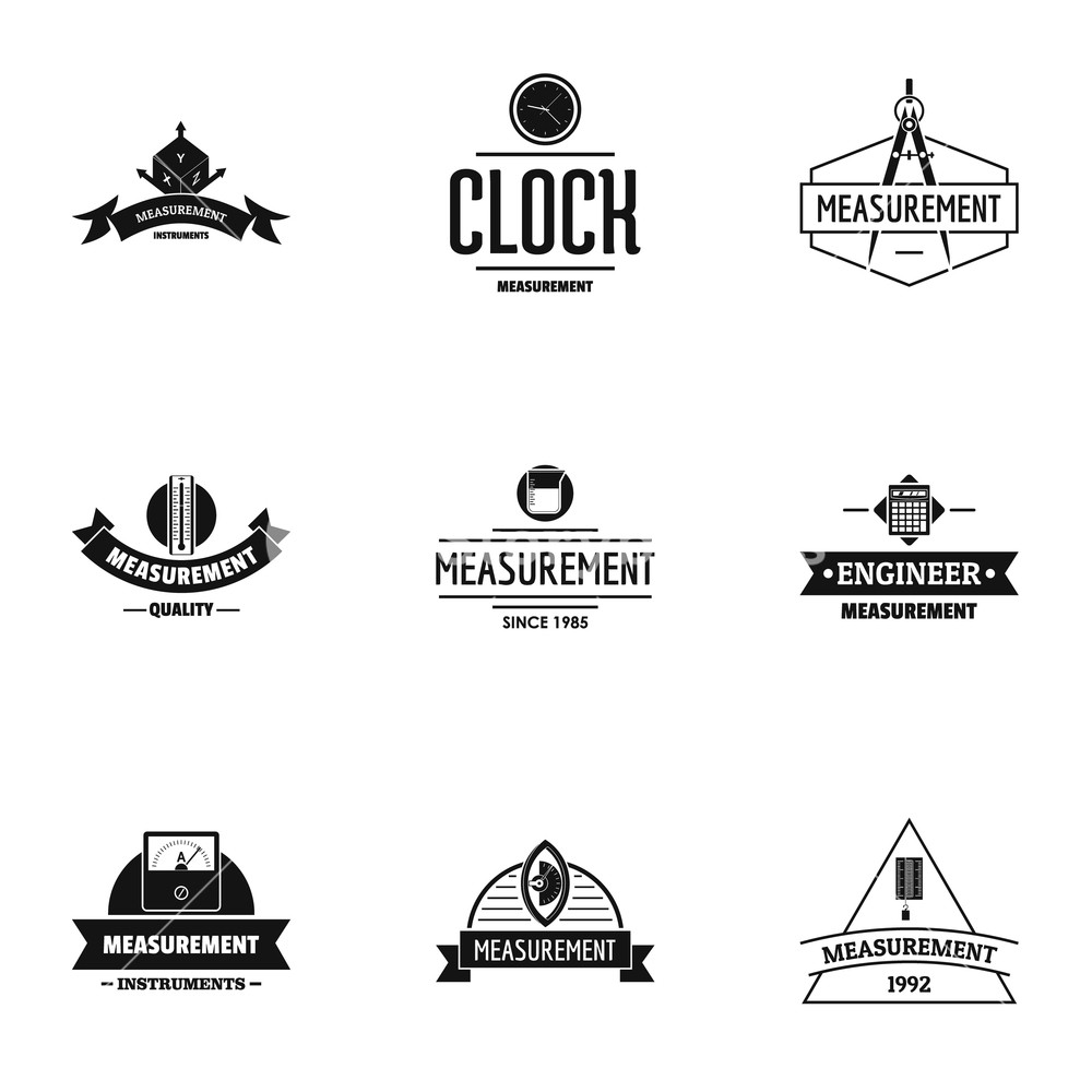 1000x1000 Engineering Logo Set Simple Set Of Engineering Vector Logo