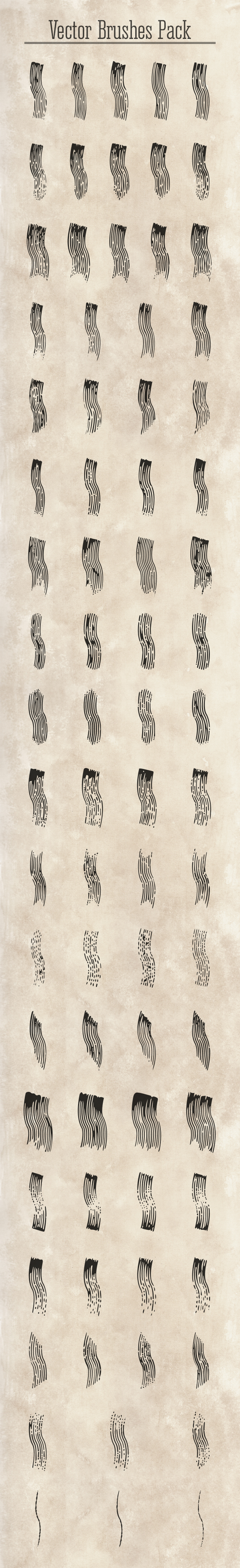 630x4107 Engraving Vintage Brushes Vector Pack