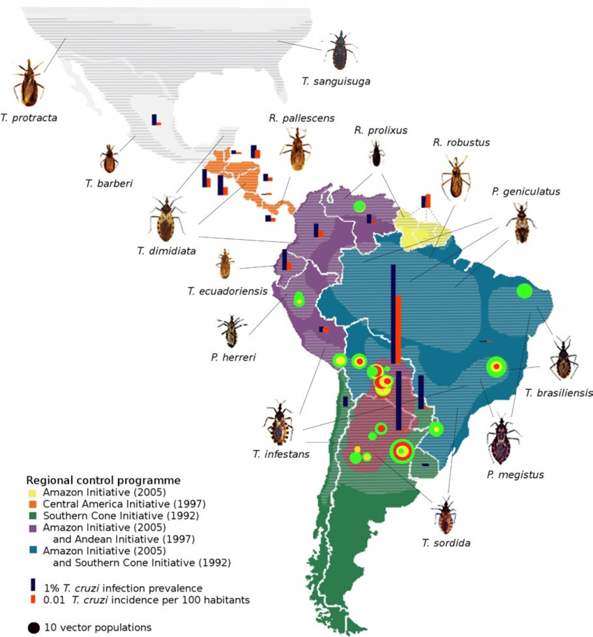850x913 Eco Epidemiology Of Chagas Disease The Spatial Distributions