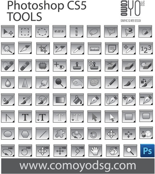 Photoshop Tool Collection Free Vector In Encapsulated 535x600 Photoshop Tool Collection Free Vector In Encapsulated