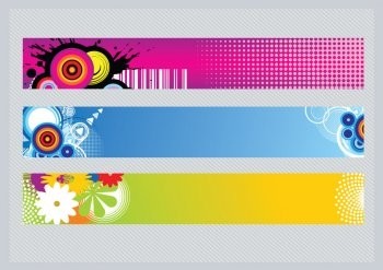 Colorful Banners, Vector Banner Photoshop Tutorial Over 350x247 Colorful Banners, Vector Banner Photoshop Tutorial Over