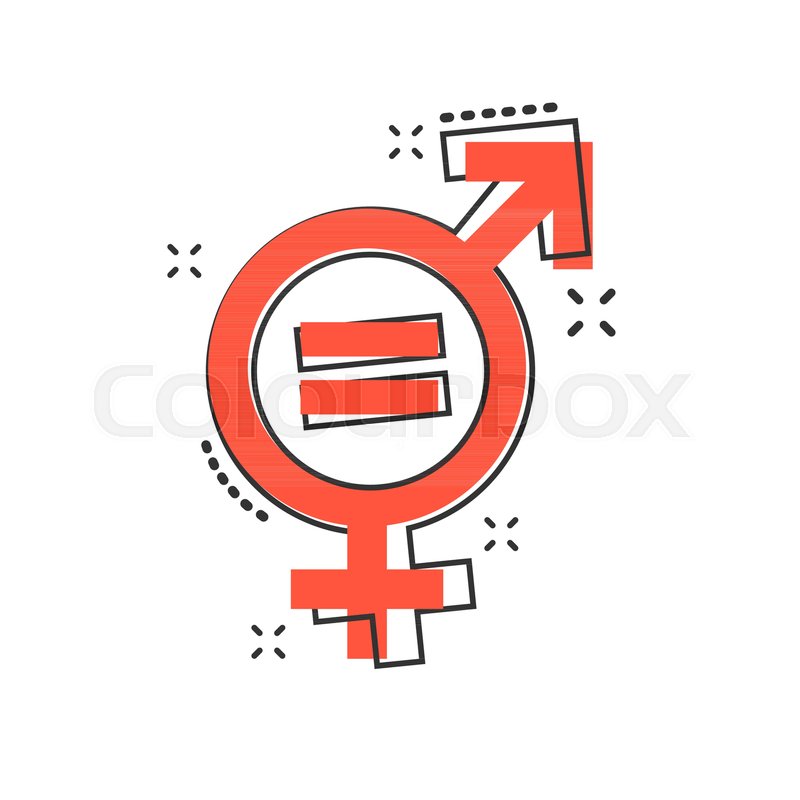 800x800 Vector Cartoon Gender Equal Icon In Stock Vector Colourbox