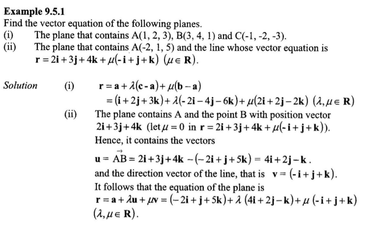 745x460 Finding Equation Of Plane Given Vector Of Point And Line