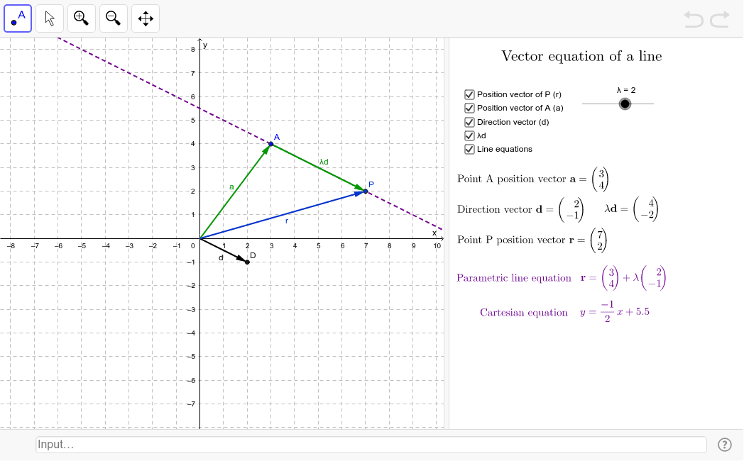 1048x650 Vector Equation Of A Line