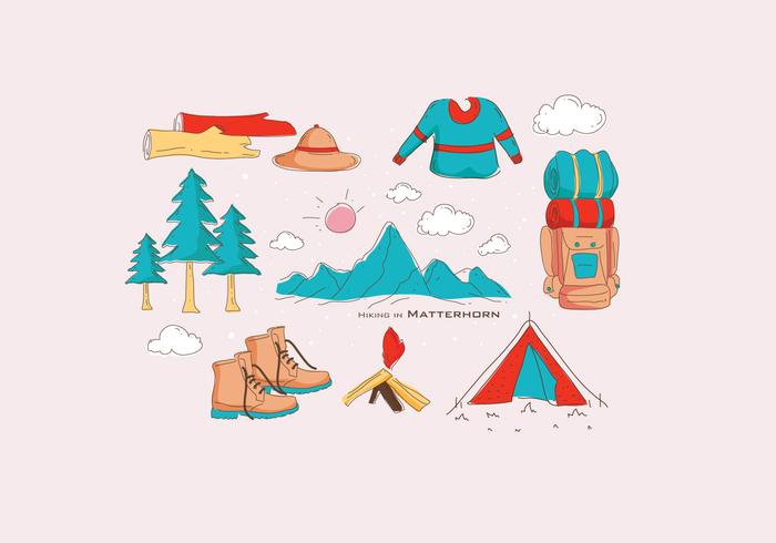 700x490 Hiking Free Vector Art