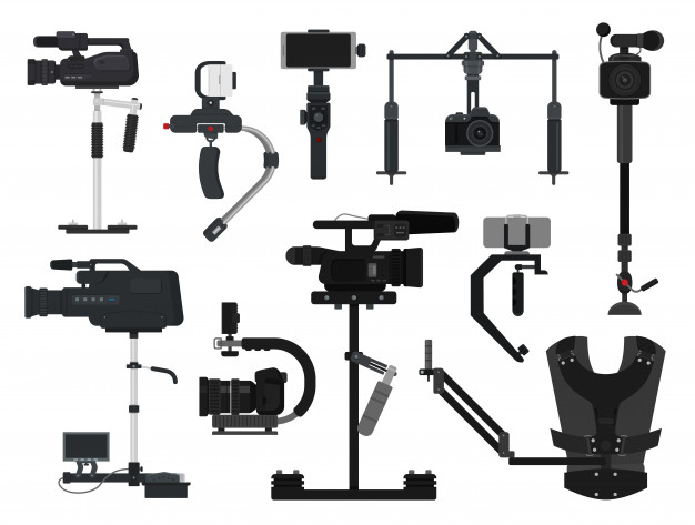 626x473 Steadicam Vector Video Digital Camera Professional Film Equipment