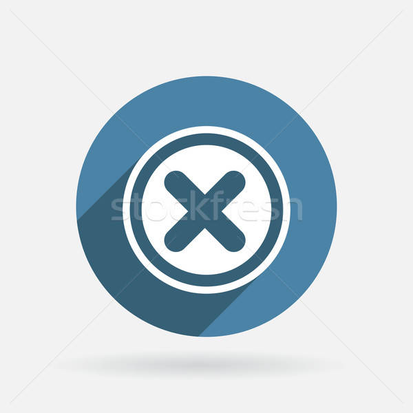 Erase Character Circle Blue Icon With Shadow Vector Illustration 600x600 Erase Character Circle Blue Icon With Shadow Vector Illustration