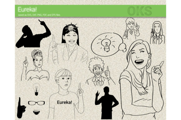 580x386 Eureka Vector Graphic