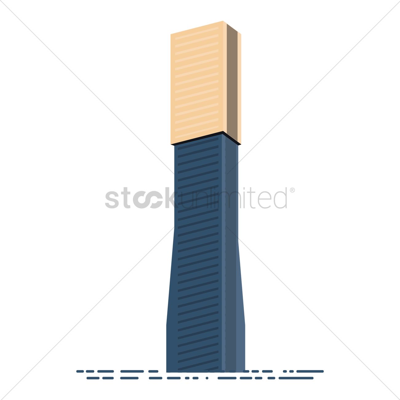 1300x1300 Eureka Tower Vector Image