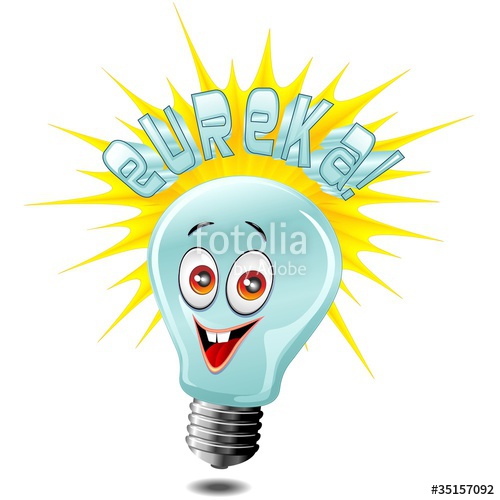500x500 Lampadina Idea Eureka Idea Solution Light Bulb Vector Stock Image