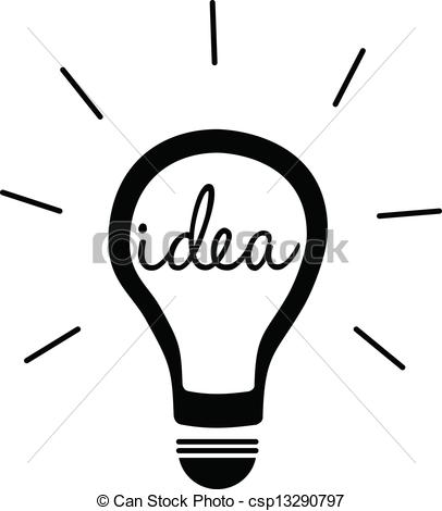406x470 Eureka Illustration Of Smart Thinking On White Background