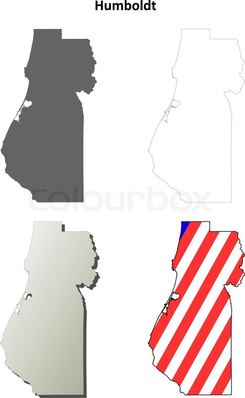Humboldt County, California Blank Stock Vector Colourbox 493x800 Humboldt County, California Blank Stock Vector Colourbox