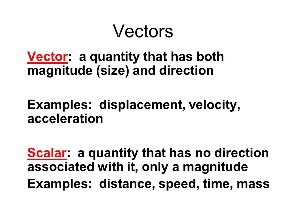 960x720 Vectors Vector A Quantity That Has Both Magnitude