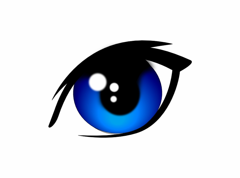 920x680 Blue Vector Eye Clip Art