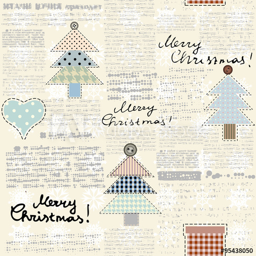 500x500 Christmas Newspaper Background