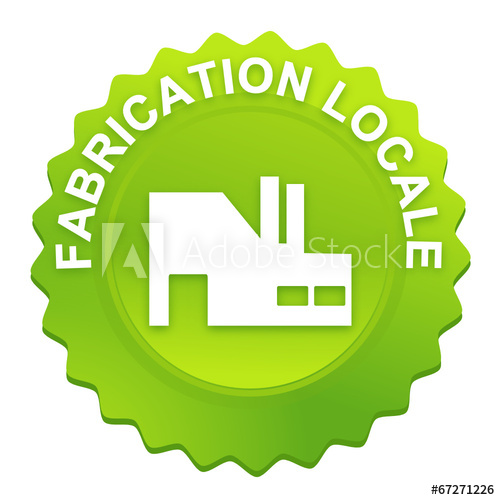 500x500 Fabrication Locale Sur Bouton Web Vert