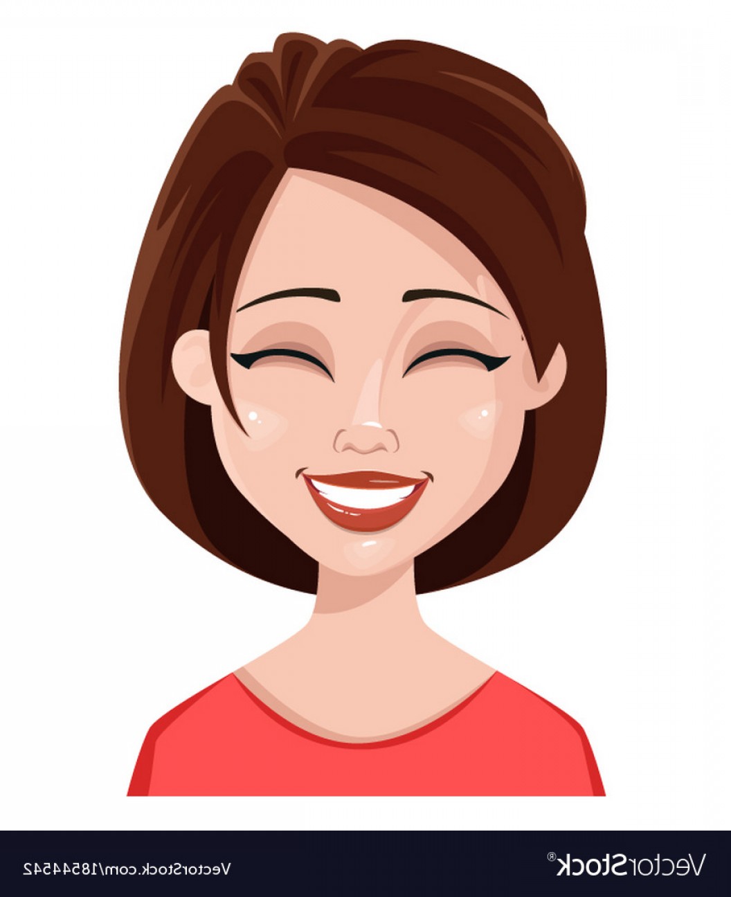 1056x1296 Face Expression Of A Woman Laughing Vector Soidergi