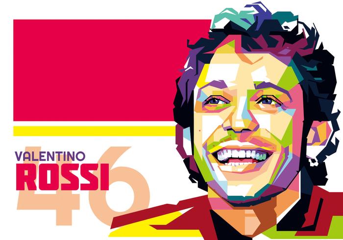 Valentino Rossi Vector Wpap 700x490 Valentino Rossi Vector Wpap