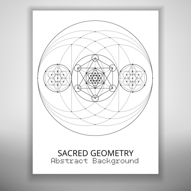 626x626 Brochure Of Circles Geometric Shapes Vector Free Download