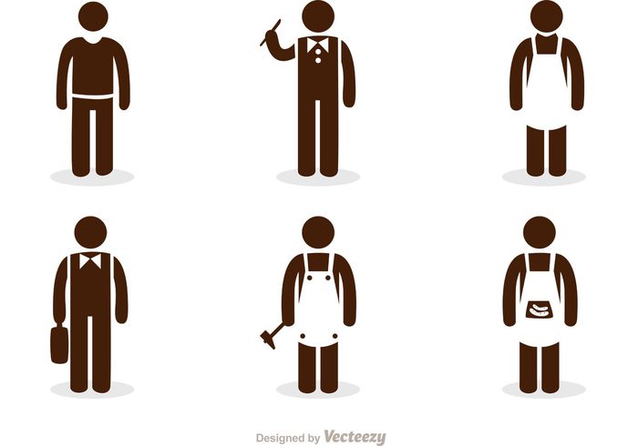 700x490 Work Stick Figure Icons Vector Pack Free Icon Packs Ui Download
