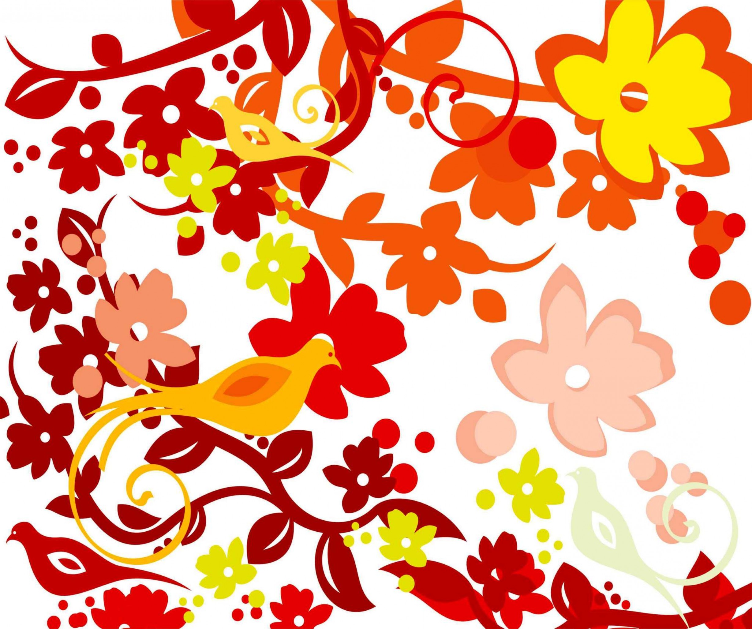 2457x2055 Vector Floral Pattern Cdr Download Coreldraw Soidergi