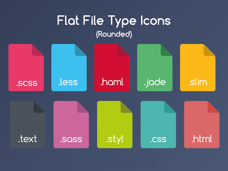 760x568 Type Icon Set