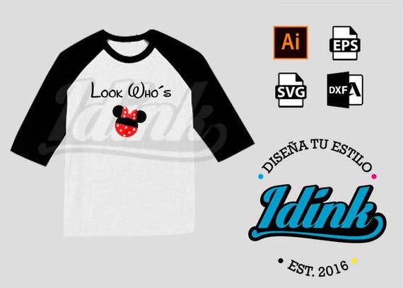 570x407 Minnie Mouse Daugther Minnie Ears Vectors For T Shirt Etsy