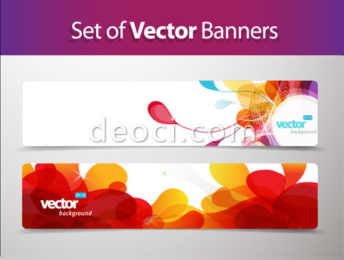 500x377 Banners Advertising Red Pattern Vector Background Template