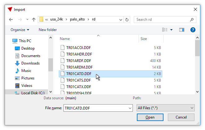 662x419 Example Import Ddf Sdts Dlg Vector