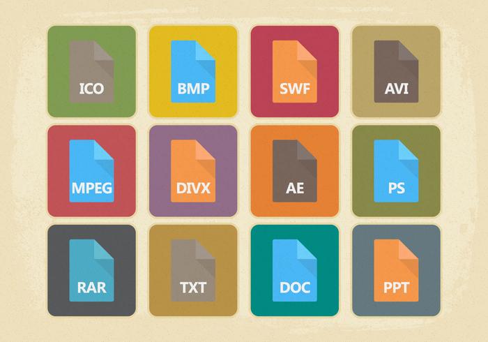 700x490 Vintage Style Type Icon Collection