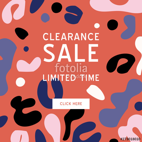 500x500 Sale Template Vector Stock Image And Royalty Free Vector