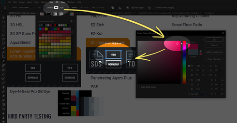 490x255 Vector Layers Fillstroke Colors Don't Update As You Color Pick