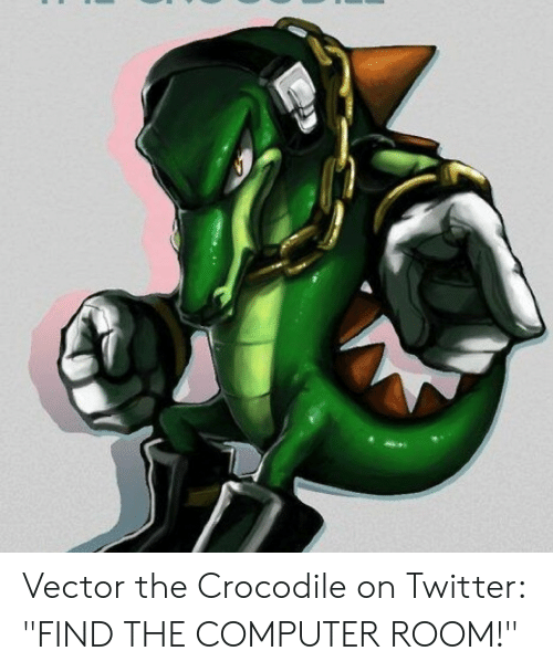 500x608 Vector The Crocodile On Twitter Find The Computer Room! Twitter