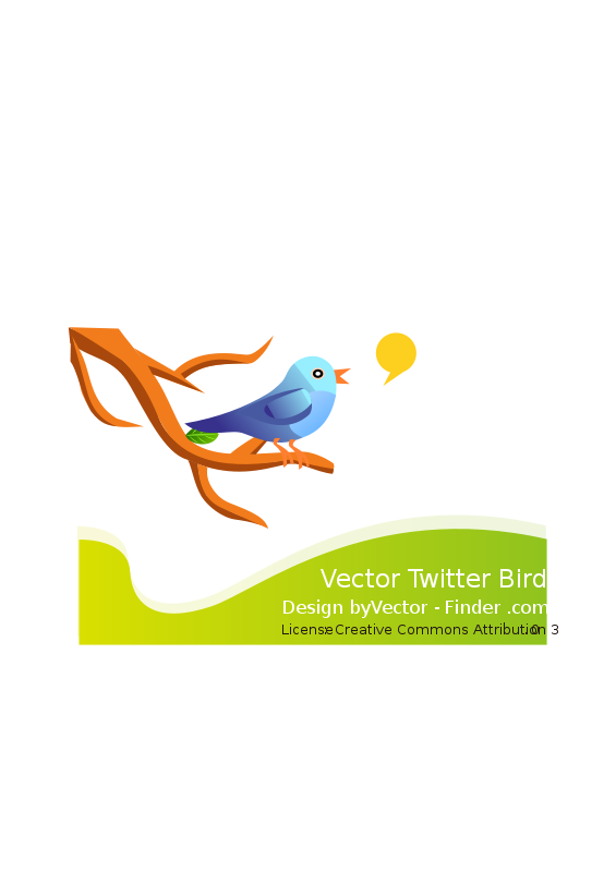 565x800 Free Clipart Free Vector Tweeting Bird Vector Finder