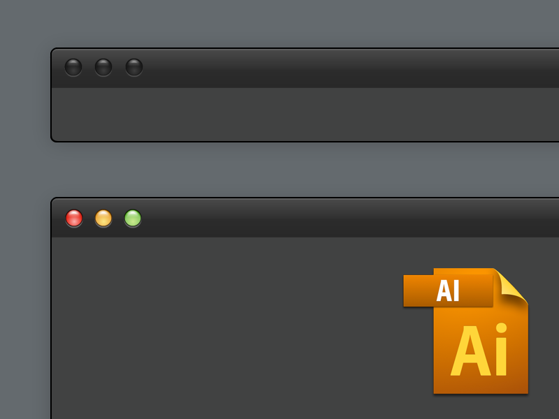 800x600 Free Vector Dark Osx Finder Window