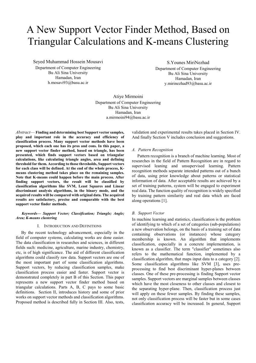 850x1203 Pdf A New Support Vector Finder Method, Based On Triangular