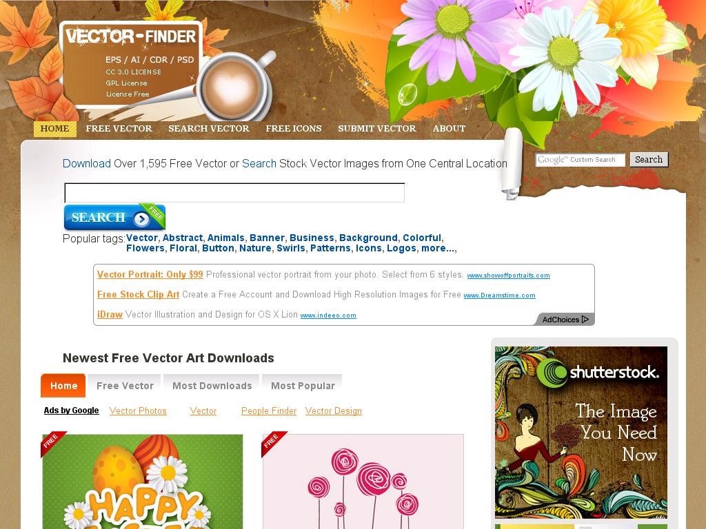 1024x768 Vector Finderfree Vectors In Logically Organized Categories