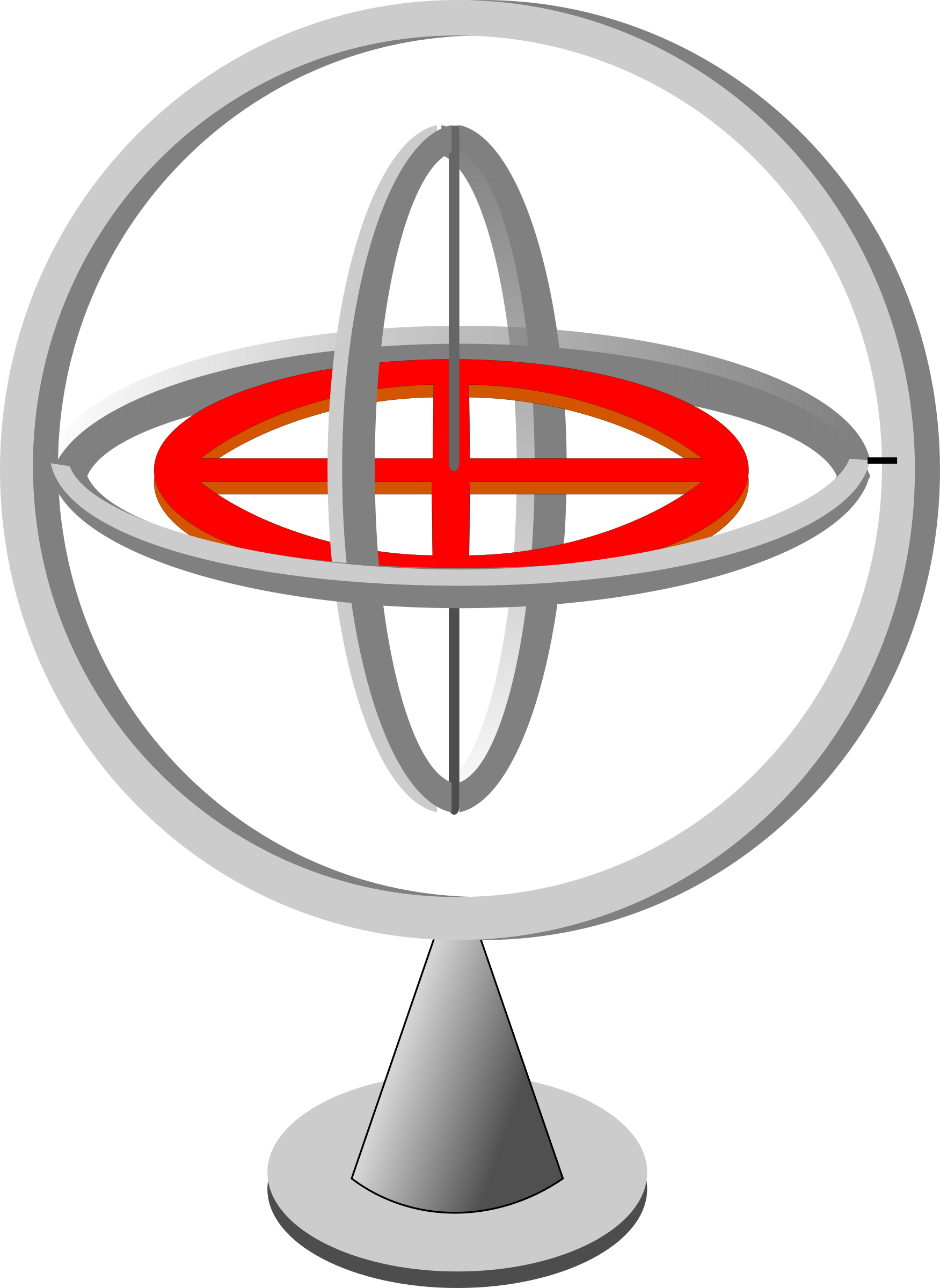 1751x2400 Gyroscope Vector Image