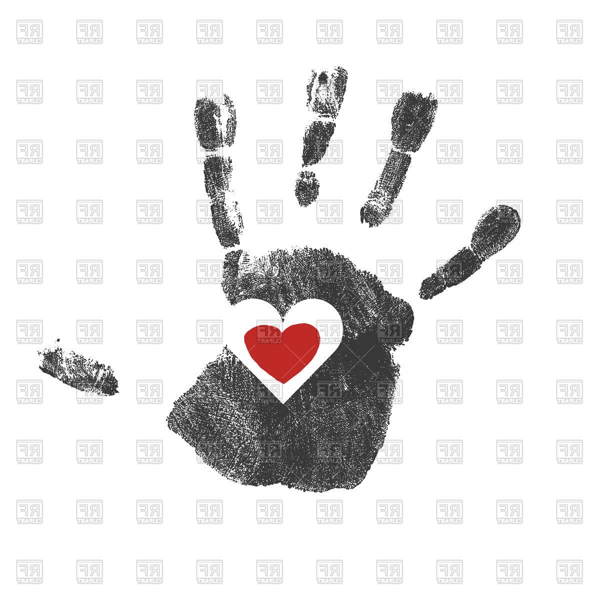 1200x1200 Hd Hand Print Vector Art Photos Free Vector Art, Images