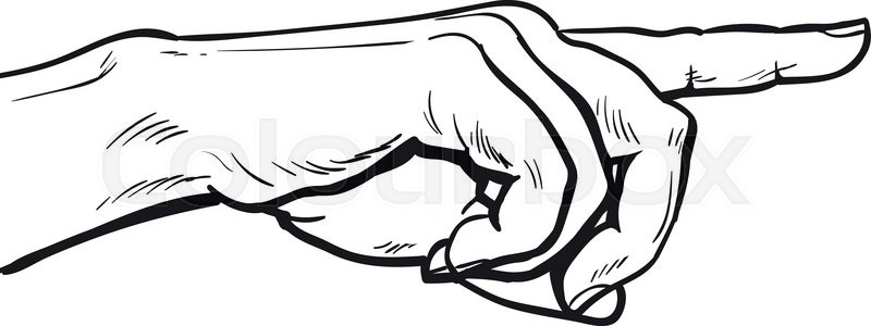 Finger Finger Pointing Pointer Show Stock Vector Colourbox 800x300 Finger Finger Pointing Pointer Show Stock Vector Colourbox