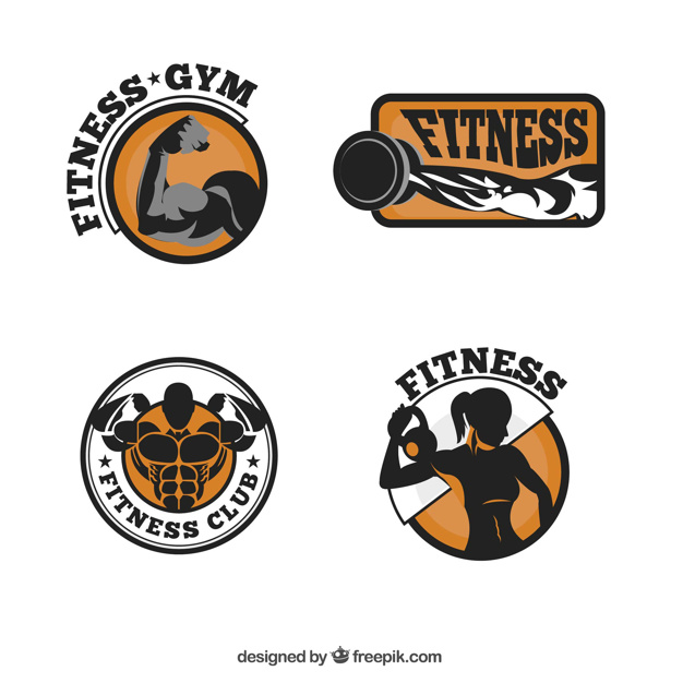 626x626 Fitness Logo Collection Vector Free Download