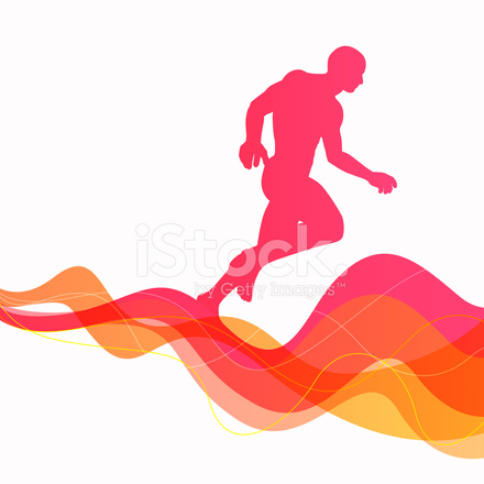 440x440 Vector Fitness Background Stock Vector