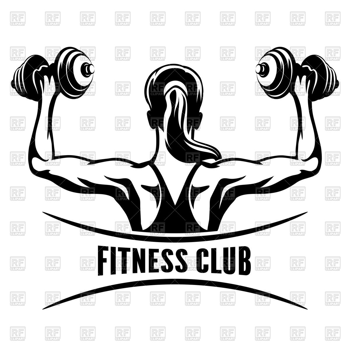 1200x1200 Fitness Club Emblem