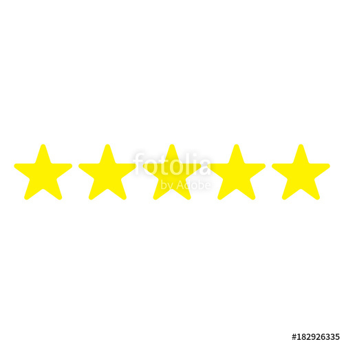 500x500 Five Star Vector Stock Image And Royalty Free Vector